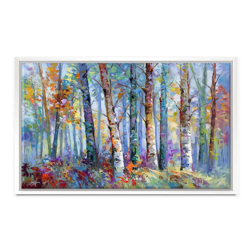 Autumn Birches Canvas Print Autumn Birches Canvas Print wall art product Leon Devenice