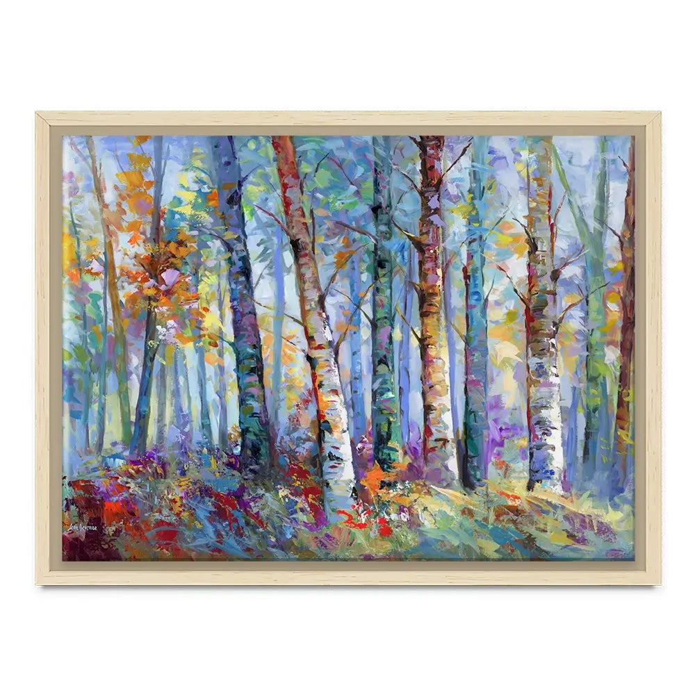 Autumn Birches Canvas Print Autumn Birches Canvas Print wall art product Leon Devenice