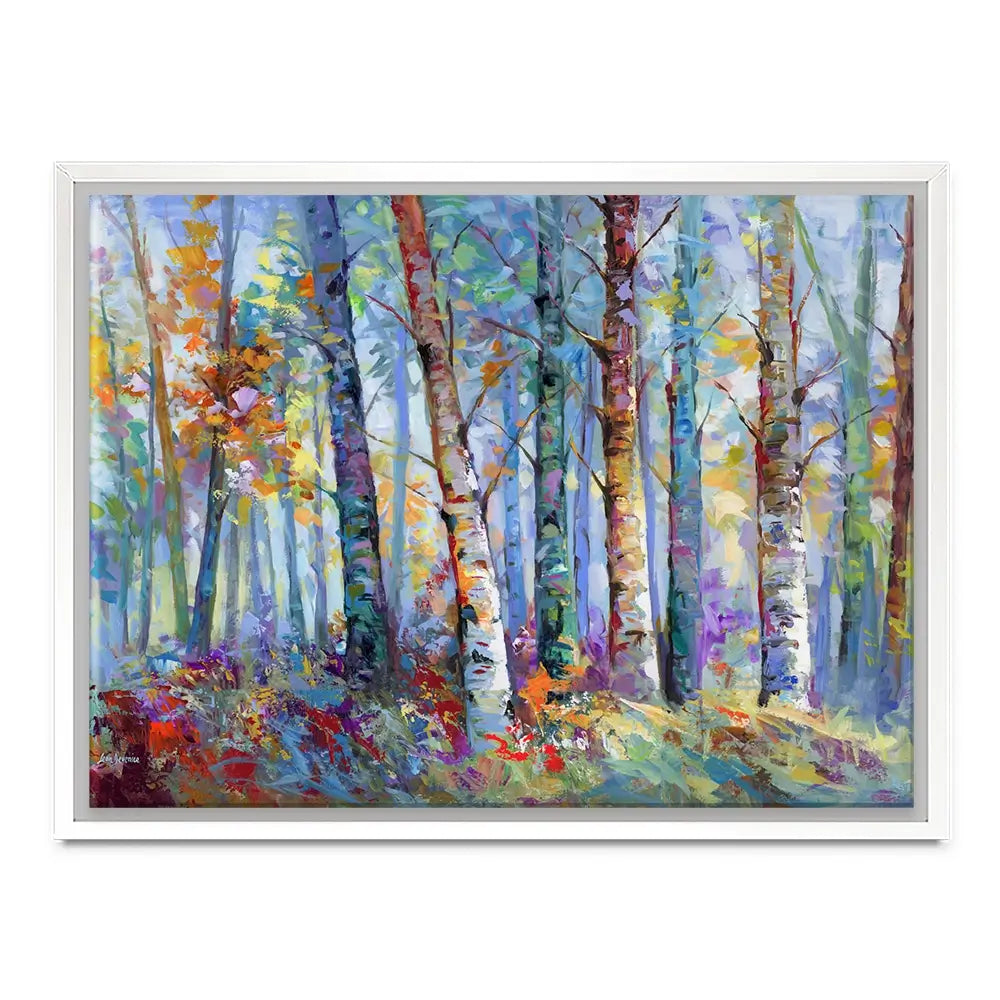 Autumn Birches Canvas Print Autumn Birches Canvas Print wall art product Leon Devenice