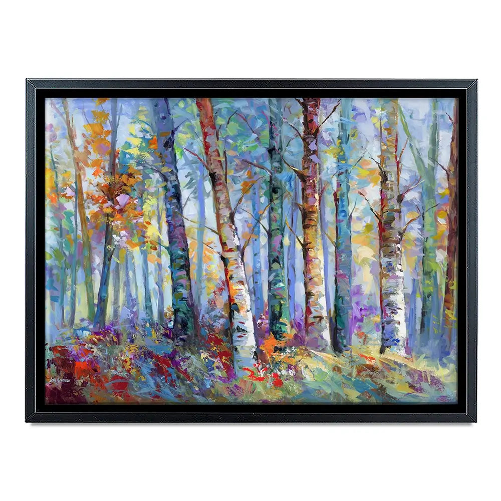 Autumn Birches Canvas Print Autumn Birches Canvas Print wall art product Leon Devenice