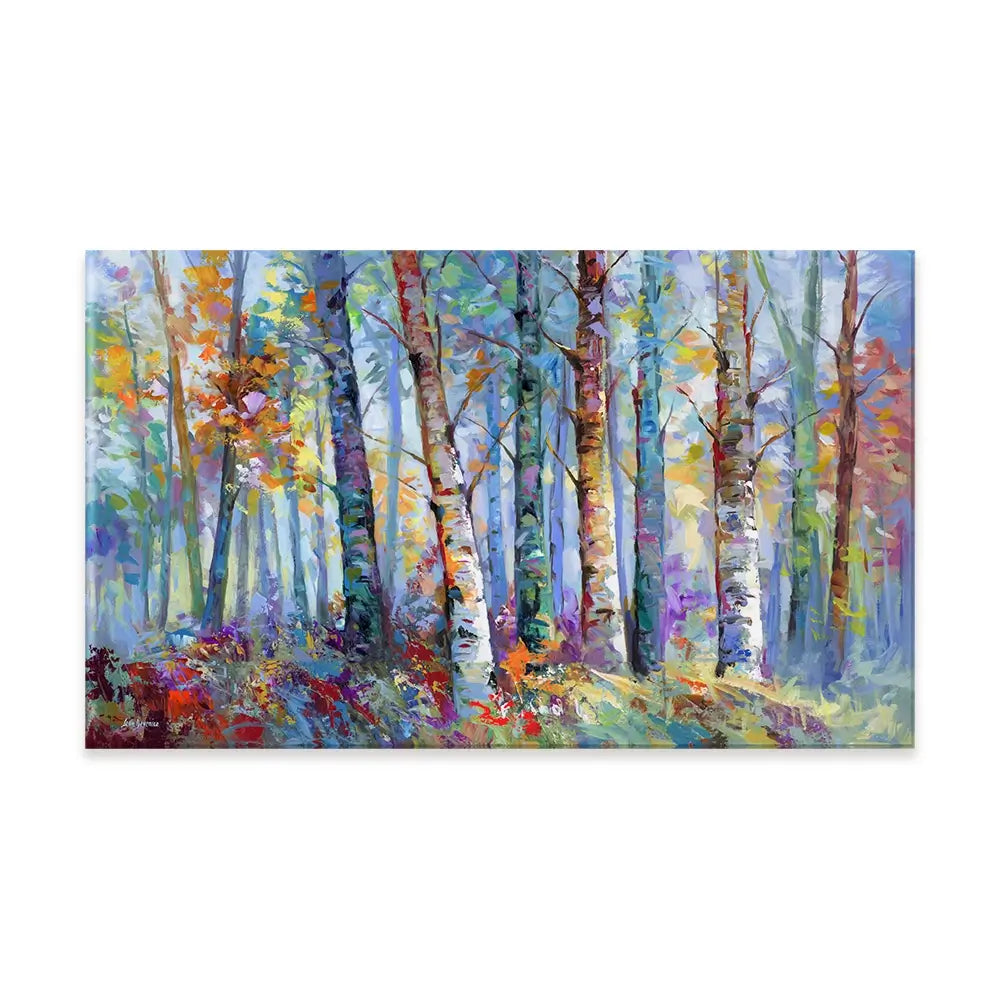 Autumn Birches Canvas Print Autumn Birches Canvas Print wall art product Leon Devenice
