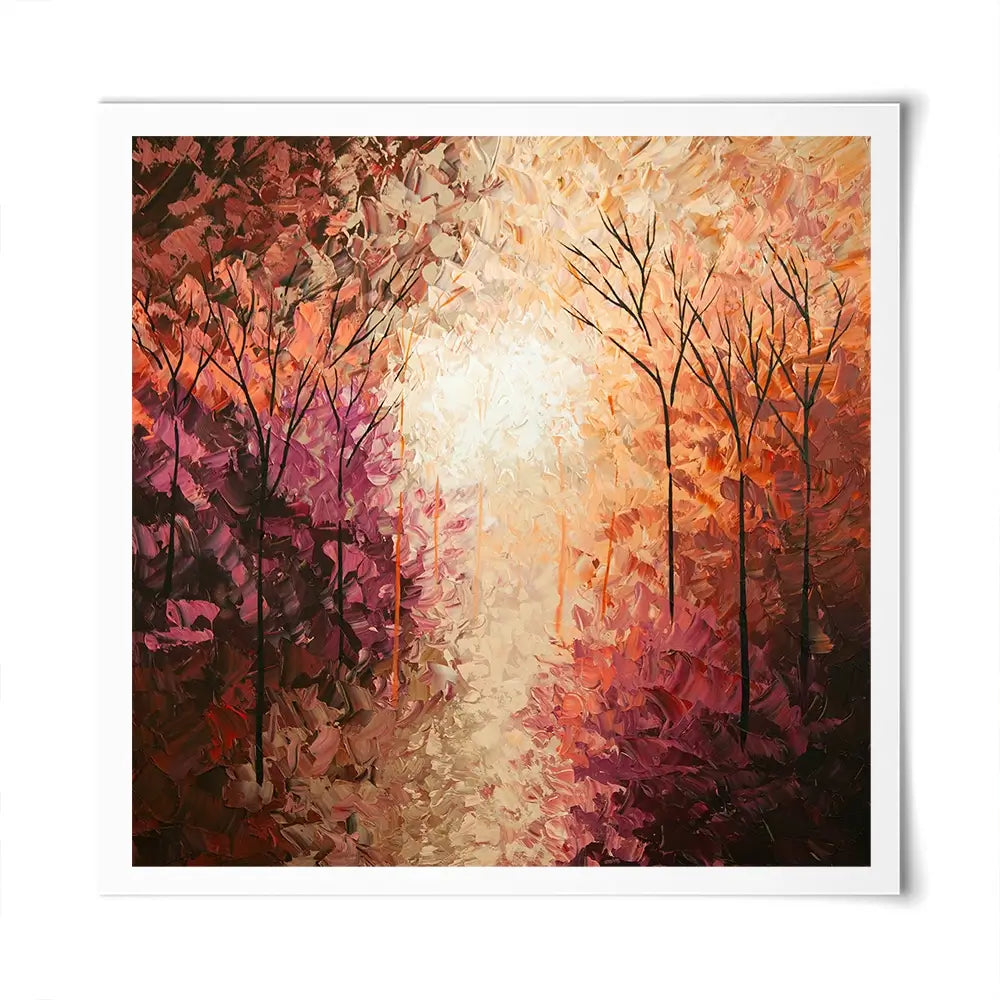 Autumn Breath Square Art Print Autumn Breath Square Art Print wall art product Osnat Tzadok