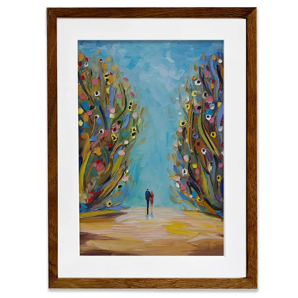 Autumn Date Framed Art Print Autumn Date Framed Art Print wall art product Ekaterina Ermilkina