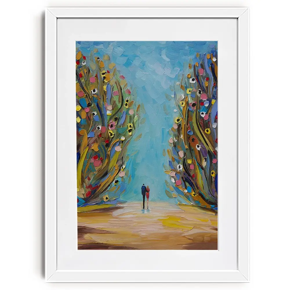 Autumn Date Framed Art Print Autumn Date Framed Art Print wall art product Ekaterina Ermilkina