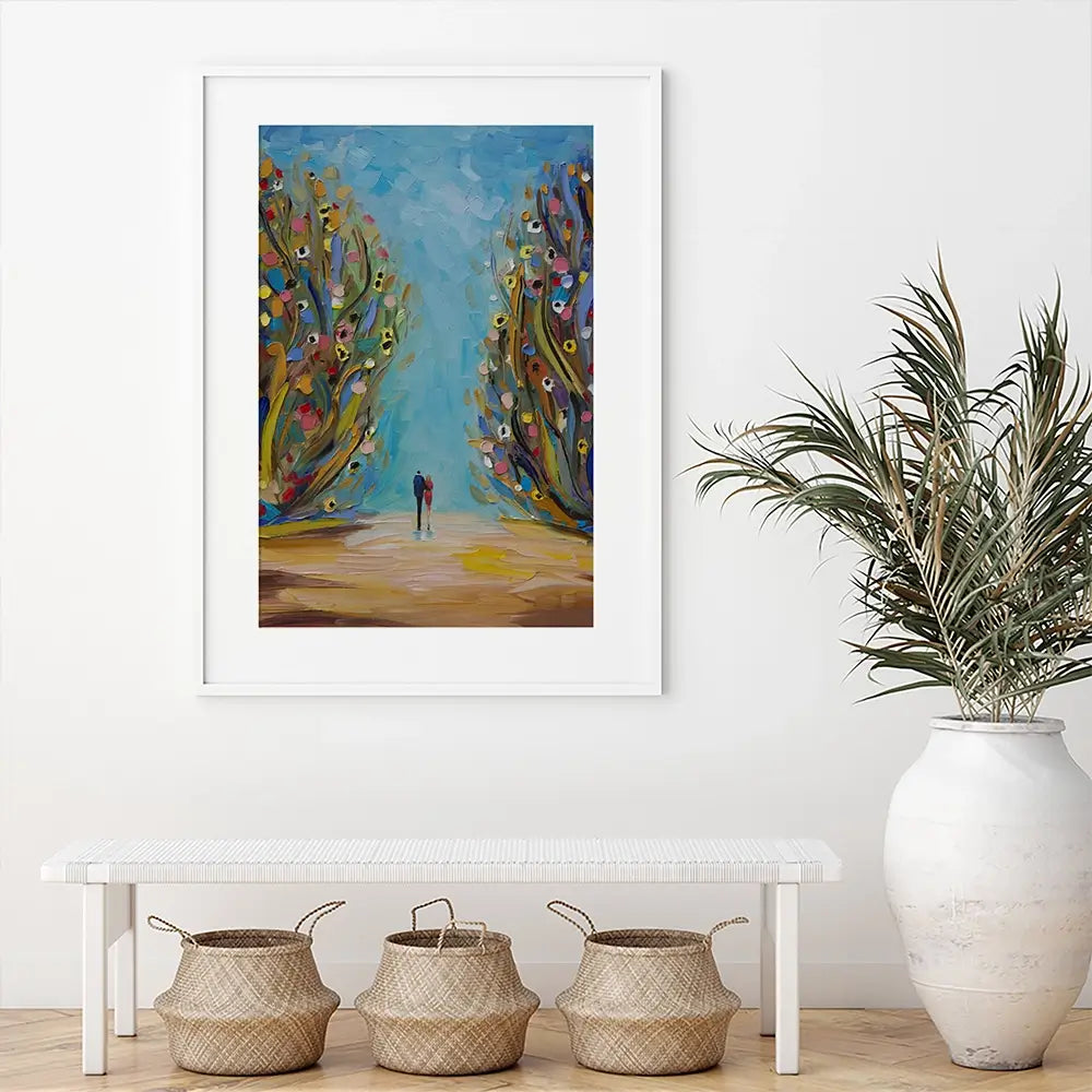 Autumn Date Framed Art Print Autumn Date Framed Art Print wall art product Ekaterina Ermilkina