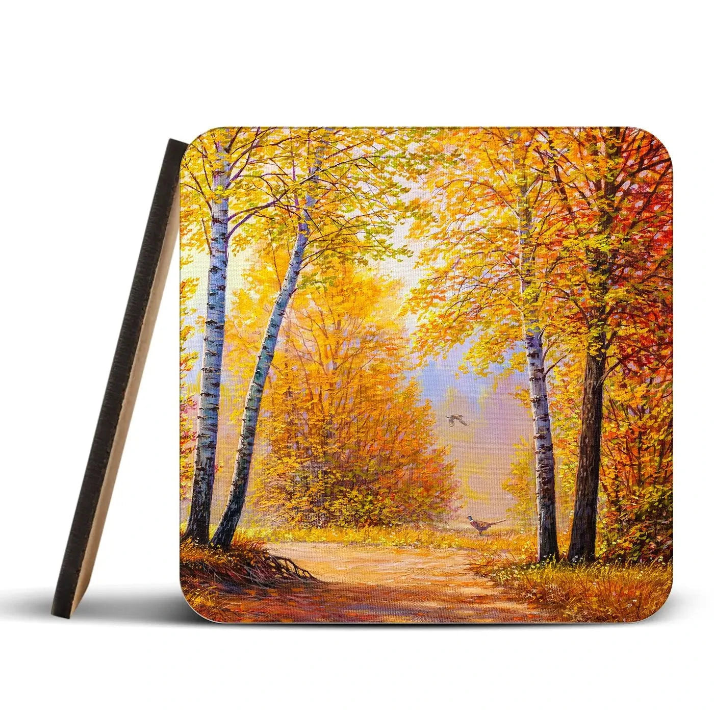 Autumn Forest 2 Coaster Set Autumn Forest 2 Coaster Set wall art product S-BELOV / Shutterstock