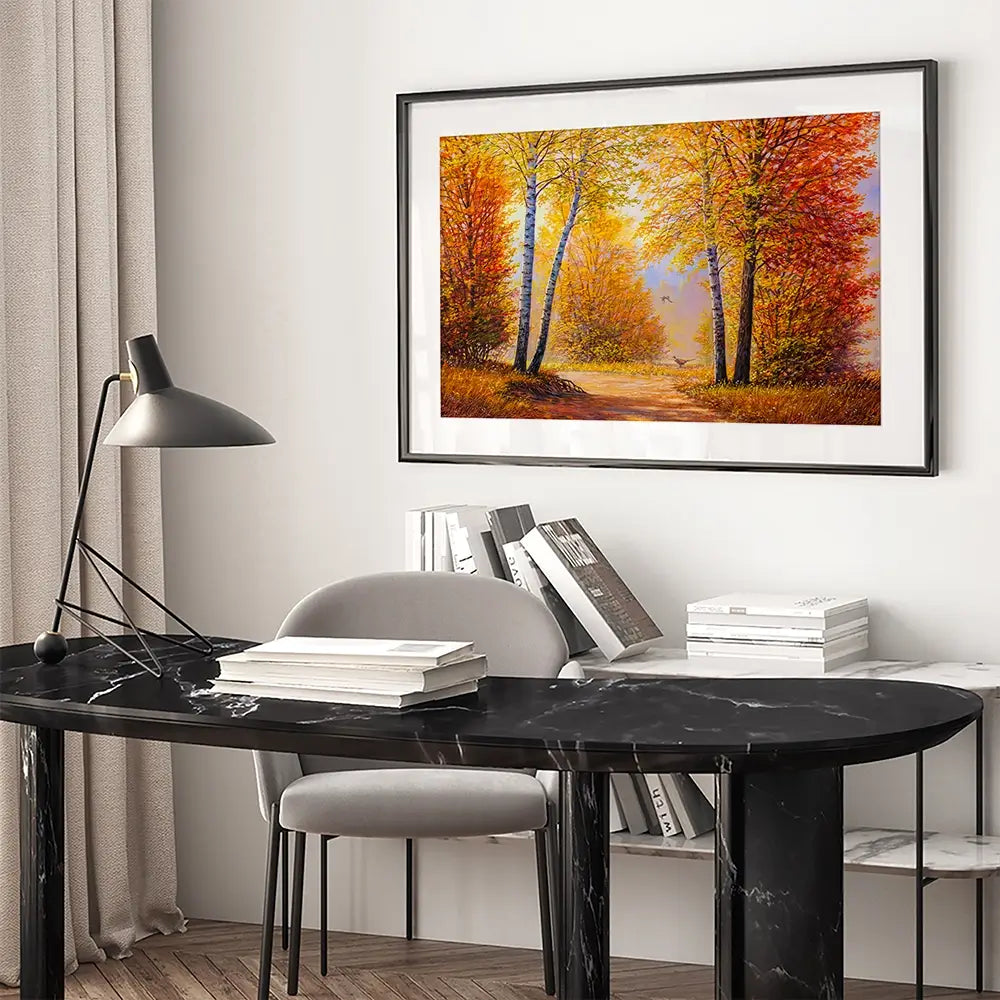 Autumn Forest 2 Framed Art Print Autumn Forest 2 Framed Art Print wall art product S-BELOV / Shutterstock