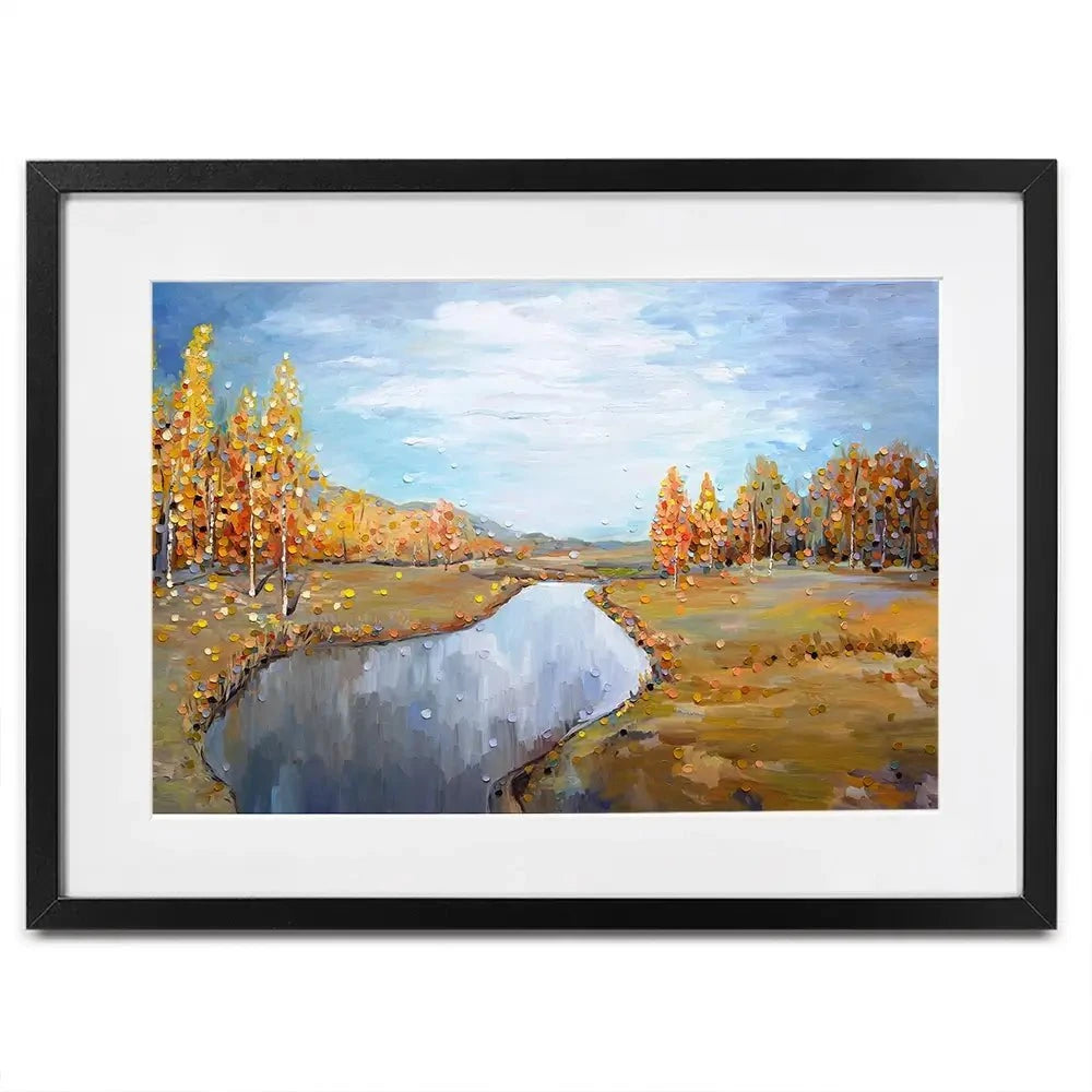 Autumn Framed Art Print Autumn Framed Art Print wall art product Ekaterina Ermilkina