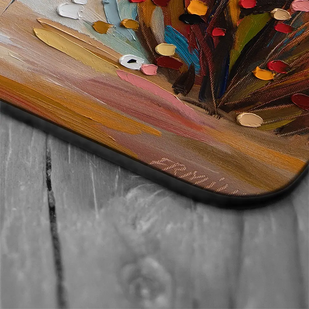 Autumn Garden Coaster Set Autumn Garden Coaster Set wall art product Ekaterina Ermilkina