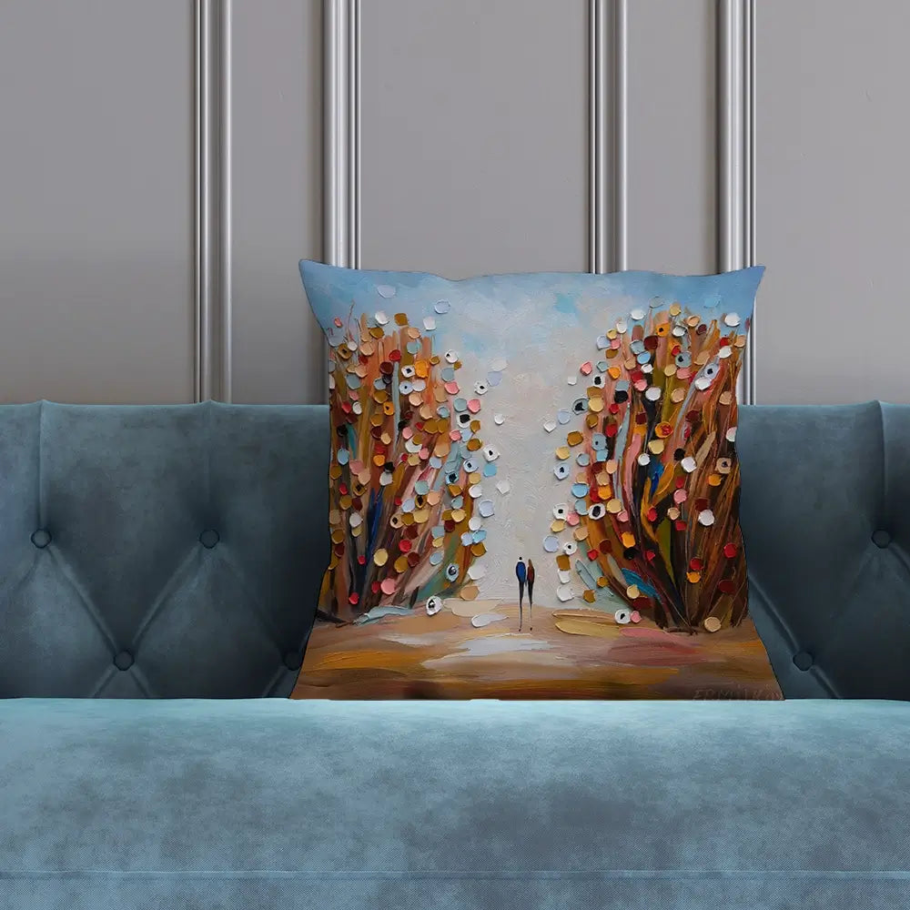 Autumn Garden Cushion Autumn Garden Cushion wall art product Ekaterina Ermilkina