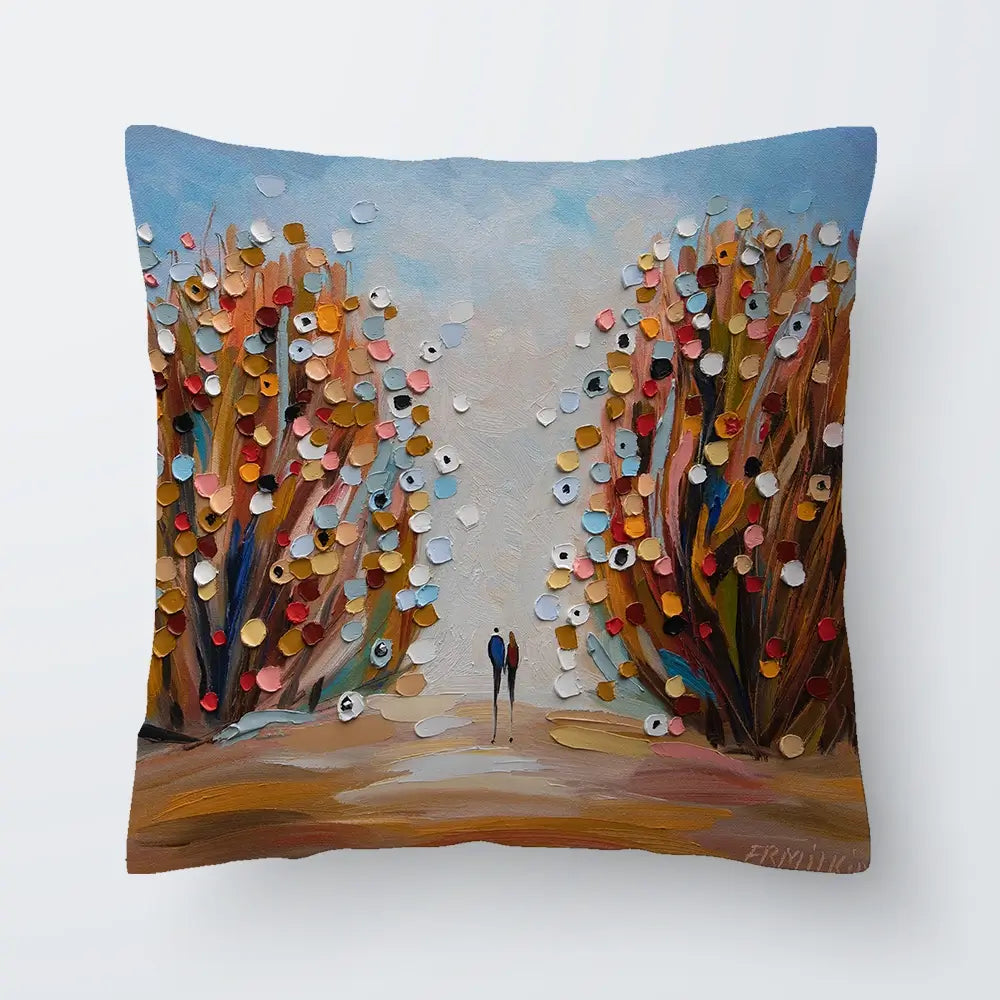 Autumn Garden Cushion Autumn Garden Cushion wall art product Ekaterina Ermilkina