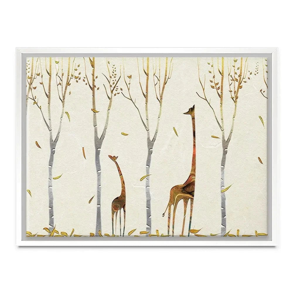 Autumn Giraffes Canvas Print Autumn Giraffes Canvas Print wall art product Tim Kats / Shutterstock