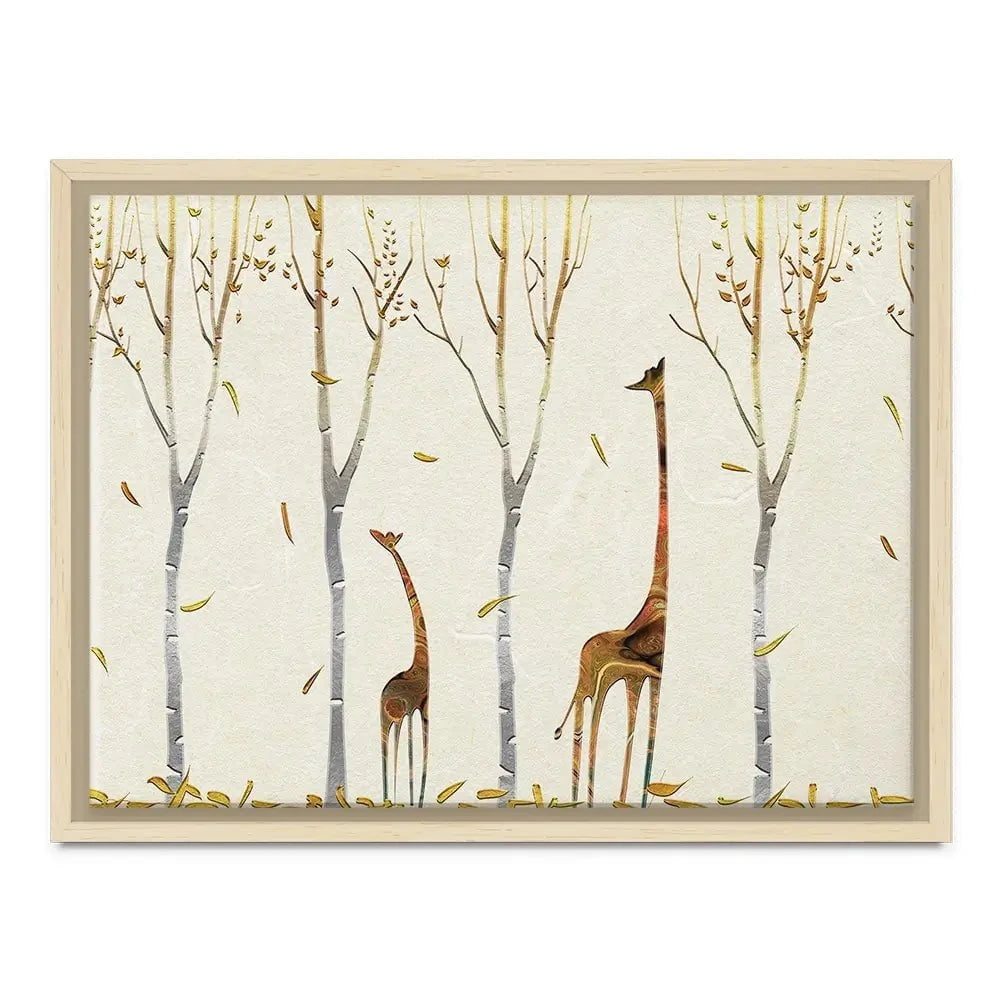 Autumn Giraffes Canvas Print Autumn Giraffes Canvas Print wall art product Tim Kats / Shutterstock