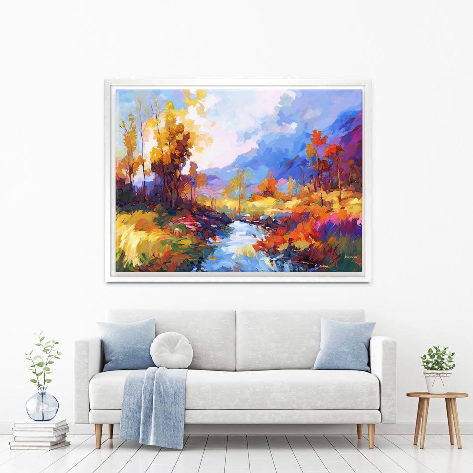 Autumn Impressions Canvas Print wall art product Leon Devenice