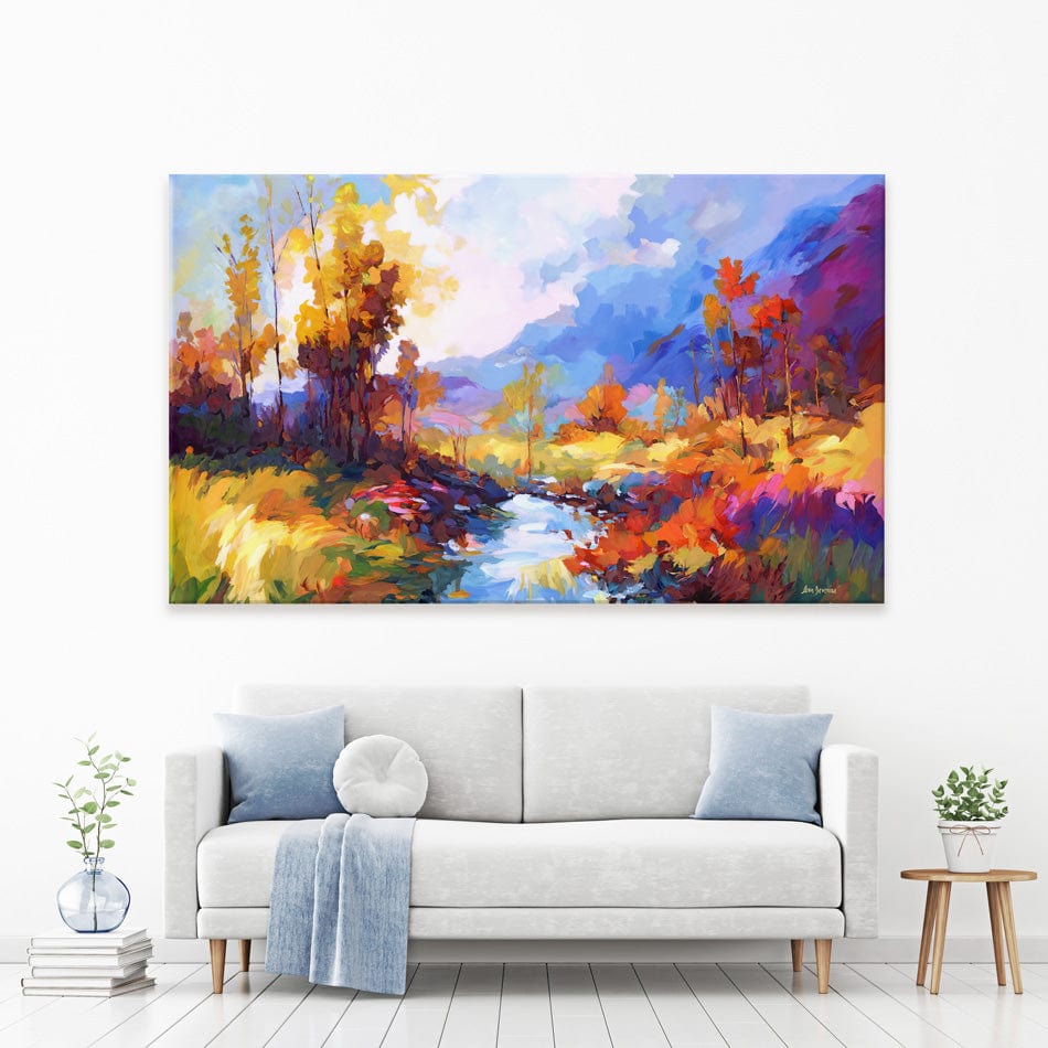 Autumn Impressions Canvas Print wall art product Leon Devenice