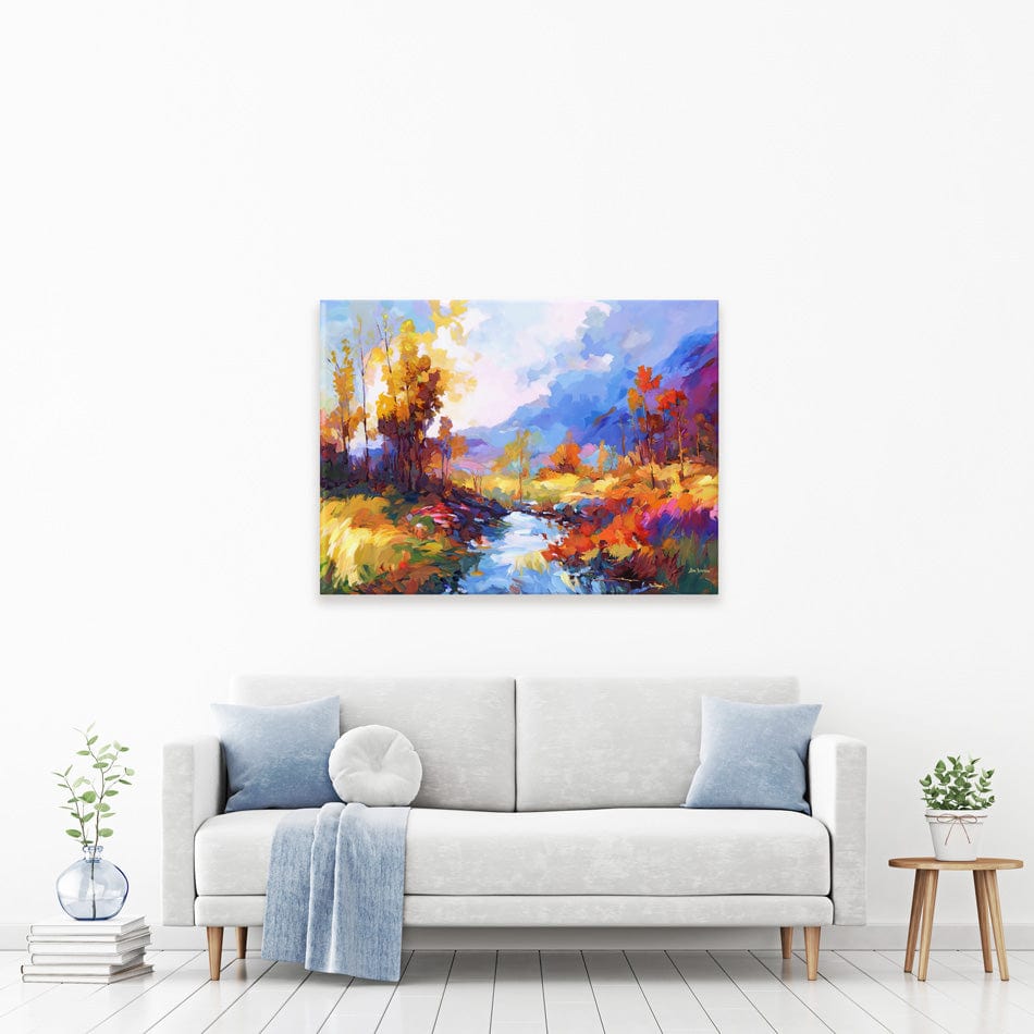 Autumn Impressions Canvas Print wall art product Leon Devenice