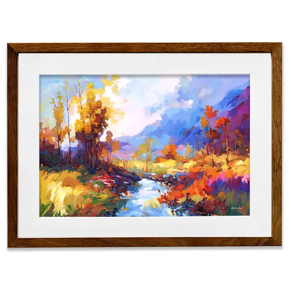 Autumn Impressions Framed Art Print Autumn Impressions Framed Art Print wall art product Leon Devenice