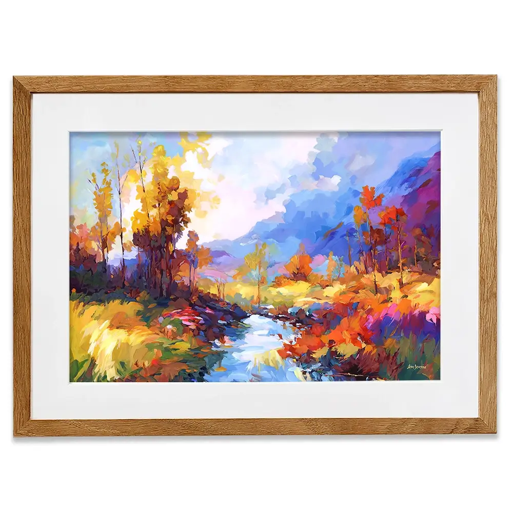 Autumn Impressions Framed Art Print Autumn Impressions Framed Art Print wall art product Leon Devenice