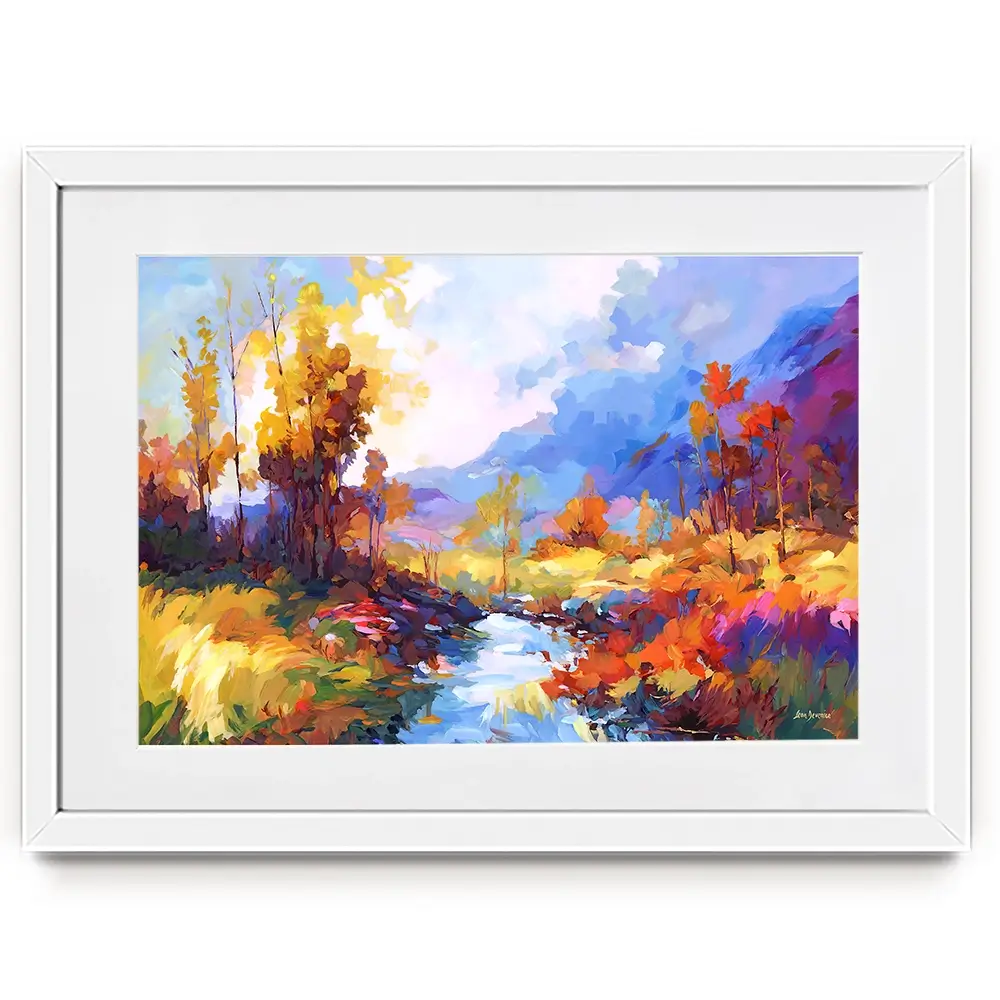 Autumn Impressions Framed Art Print Autumn Impressions Framed Art Print wall art product Leon Devenice