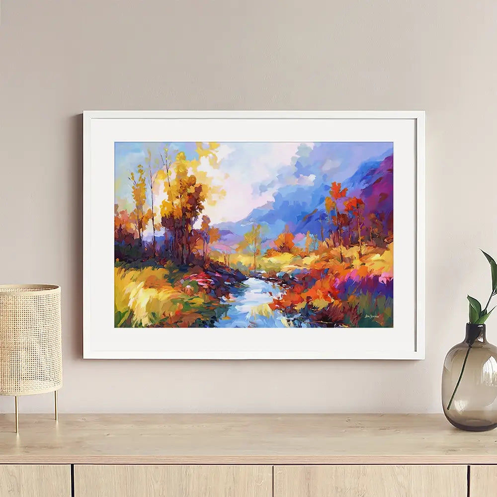 Autumn Impressions Framed Art Print Autumn Impressions Framed Art Print wall art product Leon Devenice