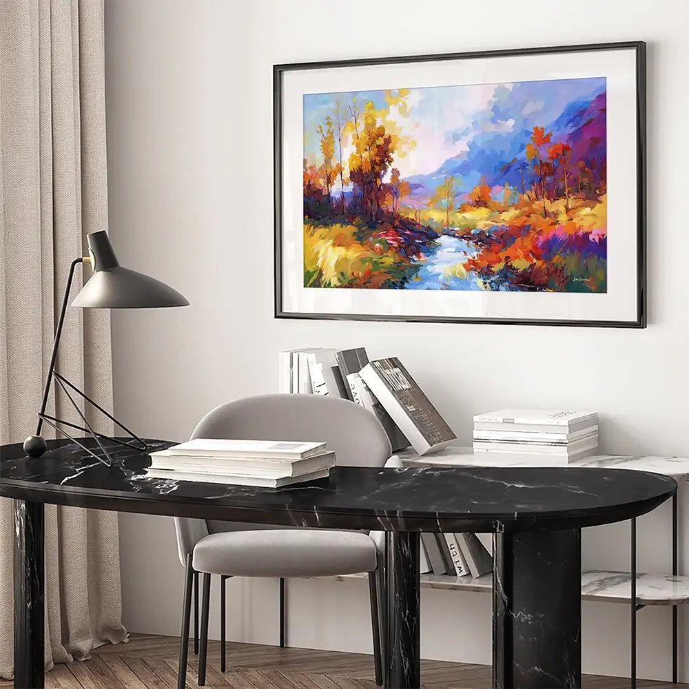 Autumn Impressions Framed Art Print Autumn Impressions Framed Art Print wall art product Leon Devenice