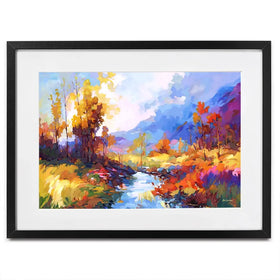 Autumn Impressions Framed Art Print Autumn Impressions Framed Art Print wall art product Leon Devenice