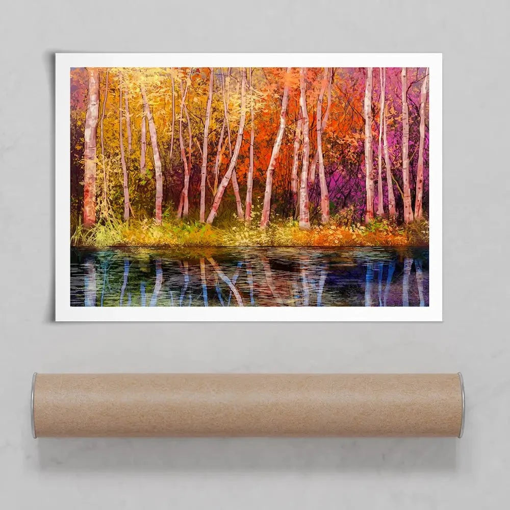 Autumn Trees Art Print Autumn Trees Art Print wall art product pluie_r / Shutterstock