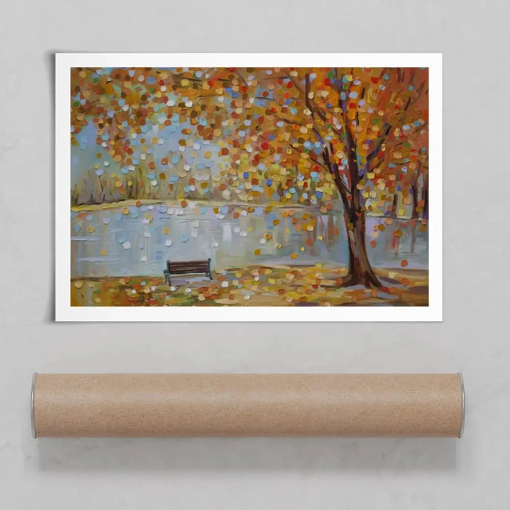 Autumn Veil Art Print Autumn Veil Art Print wall art product Ekaterina Ermilkina