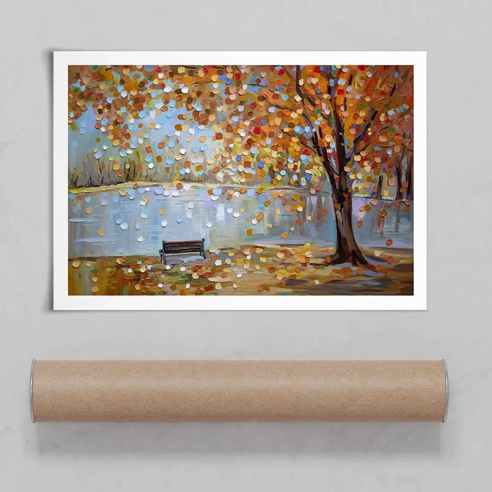 Autumn Veil Art Print Autumn Veil Art Print wall art product Ekaterina Ermilkina