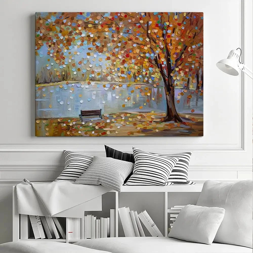Autumn Veil Canvas Print Autumn Veil Canvas Print wall art product Ekaterina Ermilkina