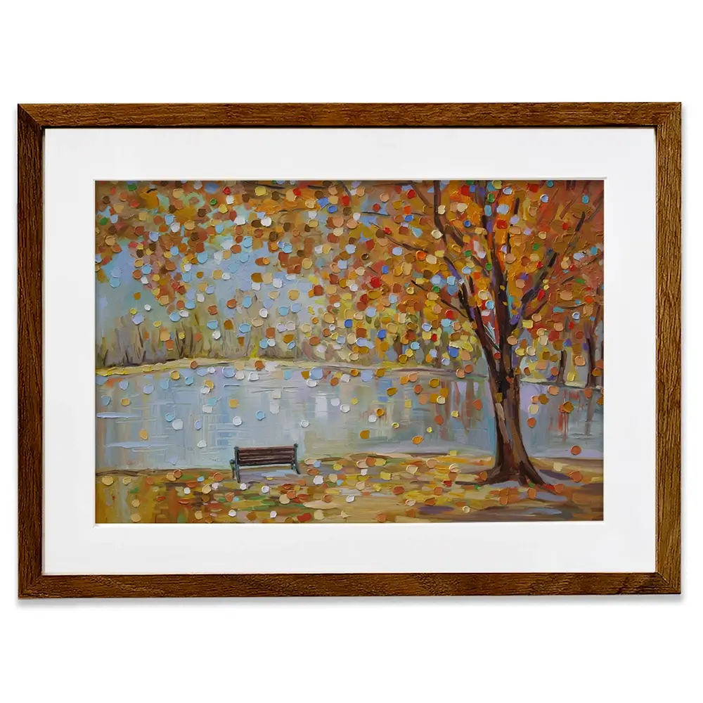 Autumn Veil Framed Art Print Autumn Veil Framed Art Print wall art product Ekaterina Ermilkina