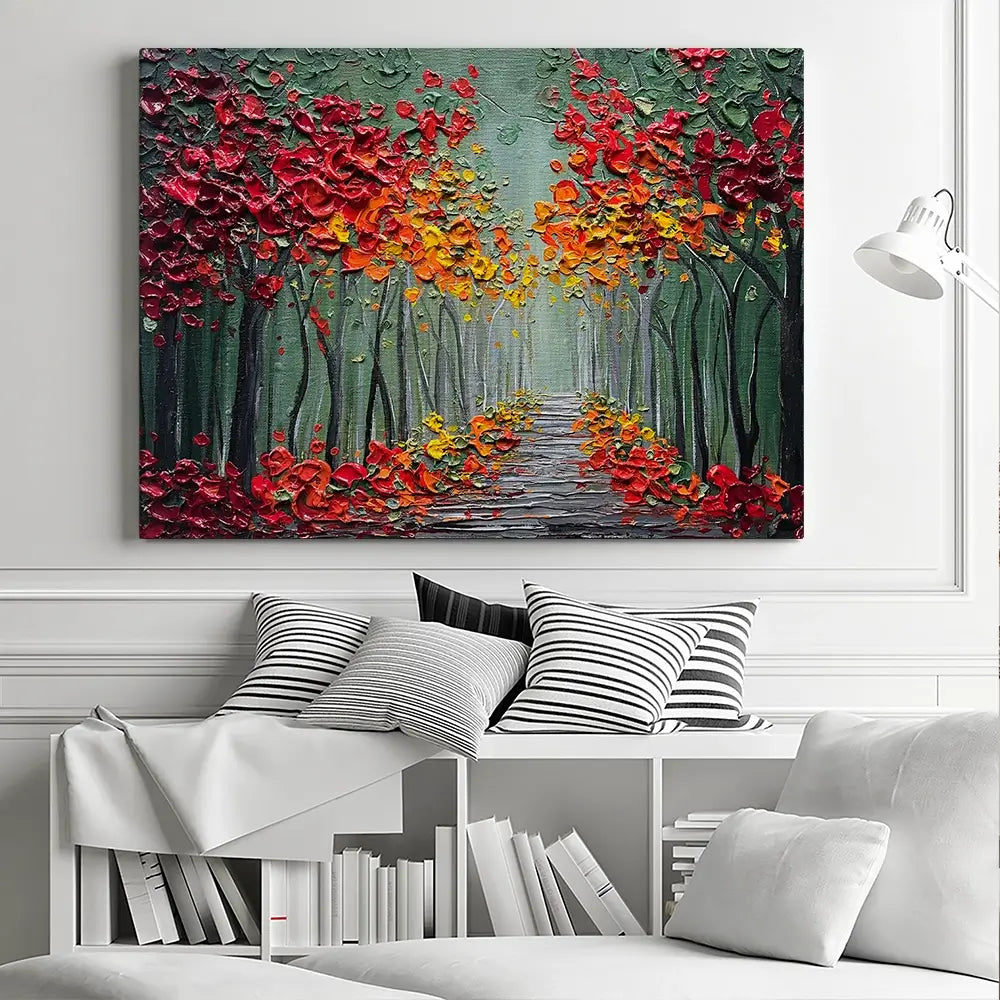 Autumns Embrace Canvas Print Autumns Embrace Canvas Print wall art product Nada Khatib