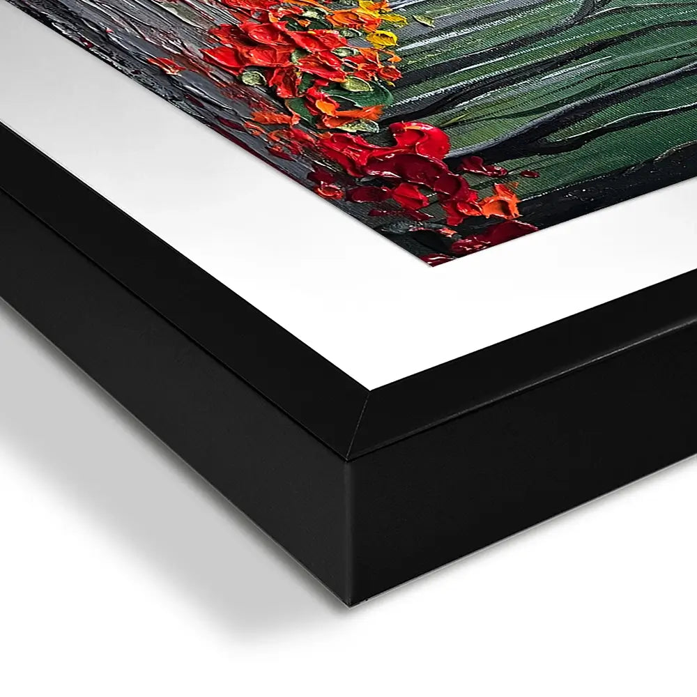 Autumns Embrace Framed Art Print Autumns Embrace Framed Art Print wall art product Nada Khatib