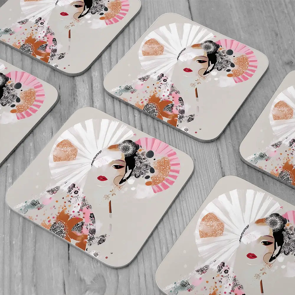 Ayame Coaster Set Ayame Coaster Set wall art product Bella Eve