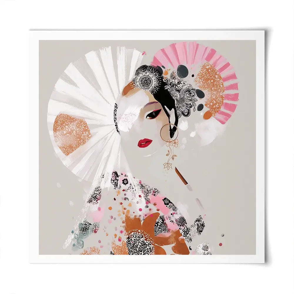Ayame Square Art Print Ayame Square Art Print wall art product Bella Eve