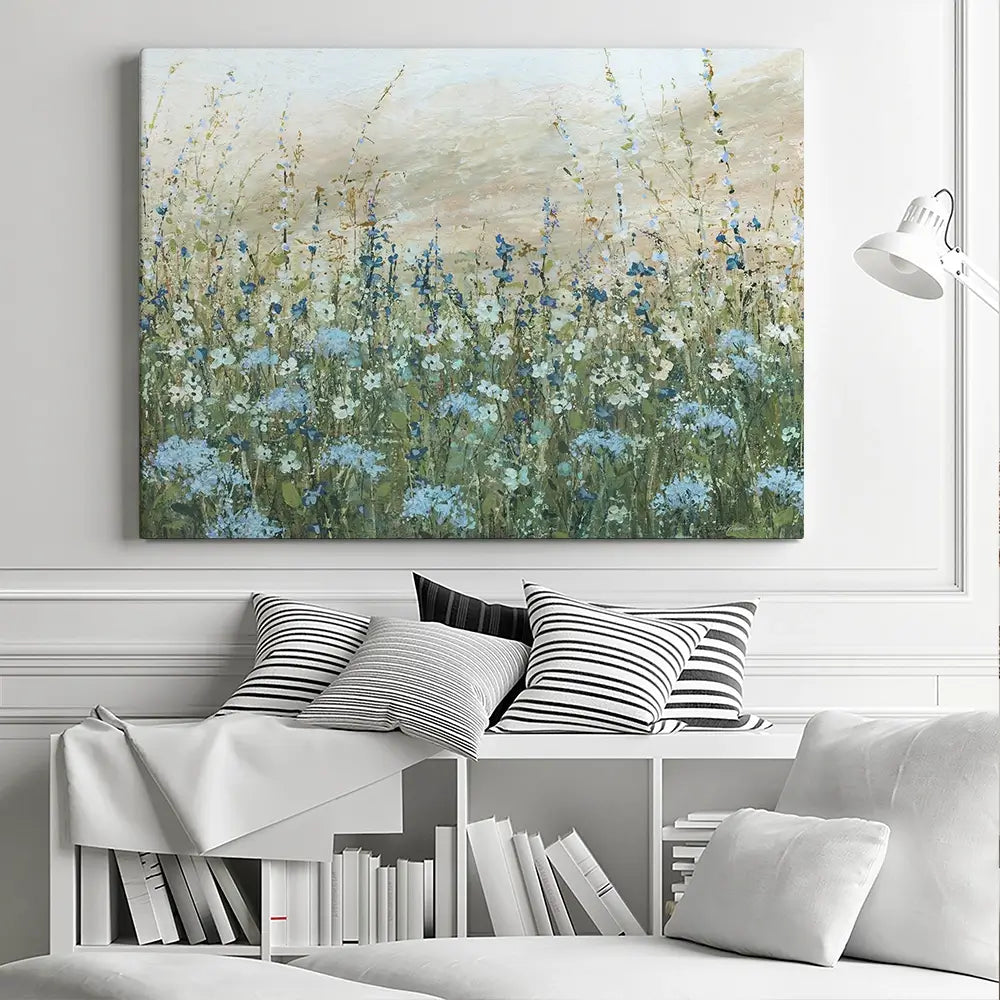 Azure Meadow Canvas Print Azure Meadow Canvas Print wall art product Carol Robinson