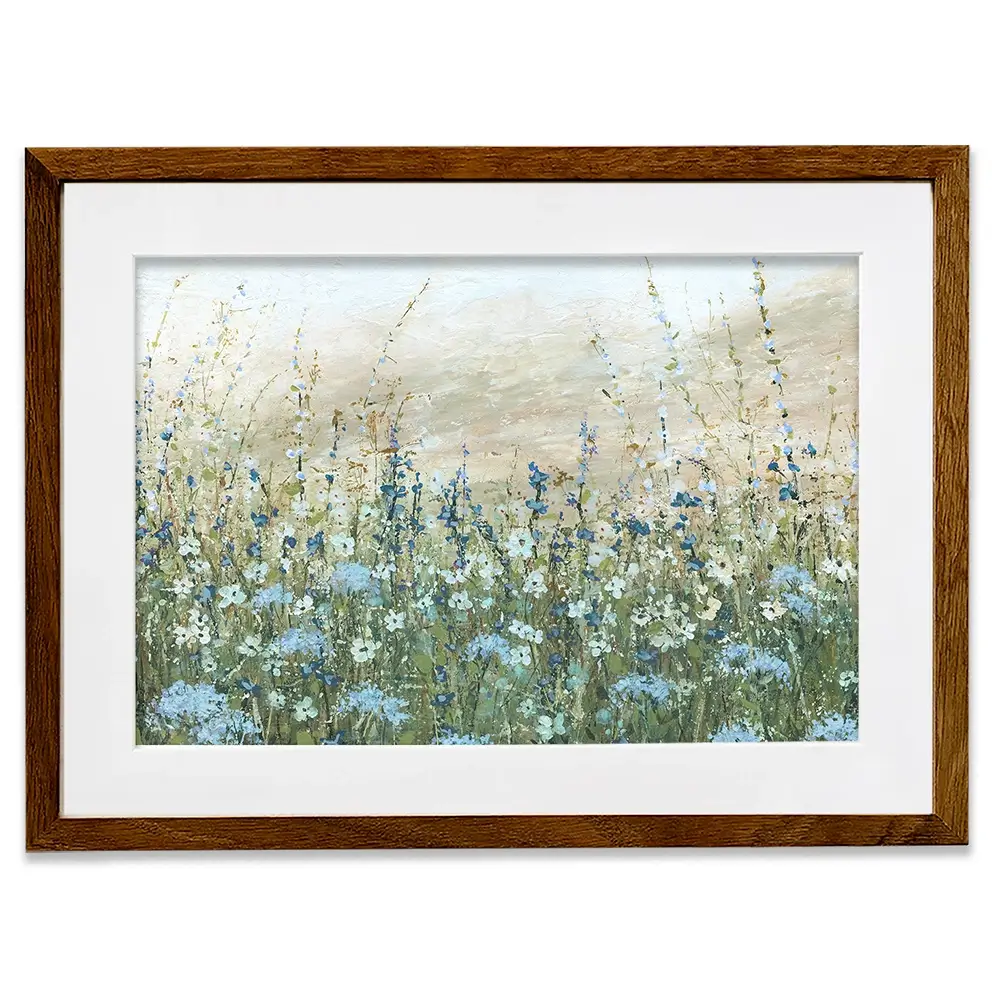 Azure Meadow Framed Art Print Azure Meadow Framed Art Print wall art product Carol Robinson
