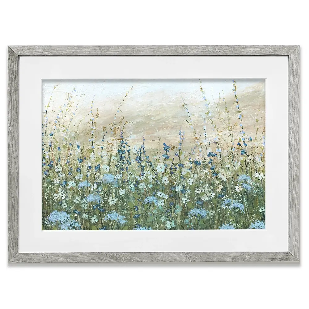 Azure Meadow Framed Art Print Azure Meadow Framed Art Print wall art product Carol Robinson