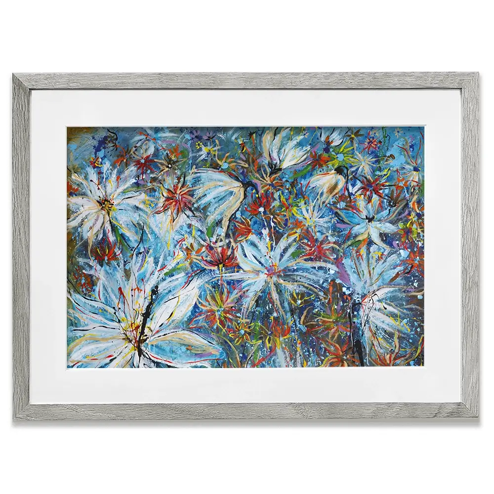 Azurro Framed Art Print Azurro Framed Art Print wall art product Maria Moretti
