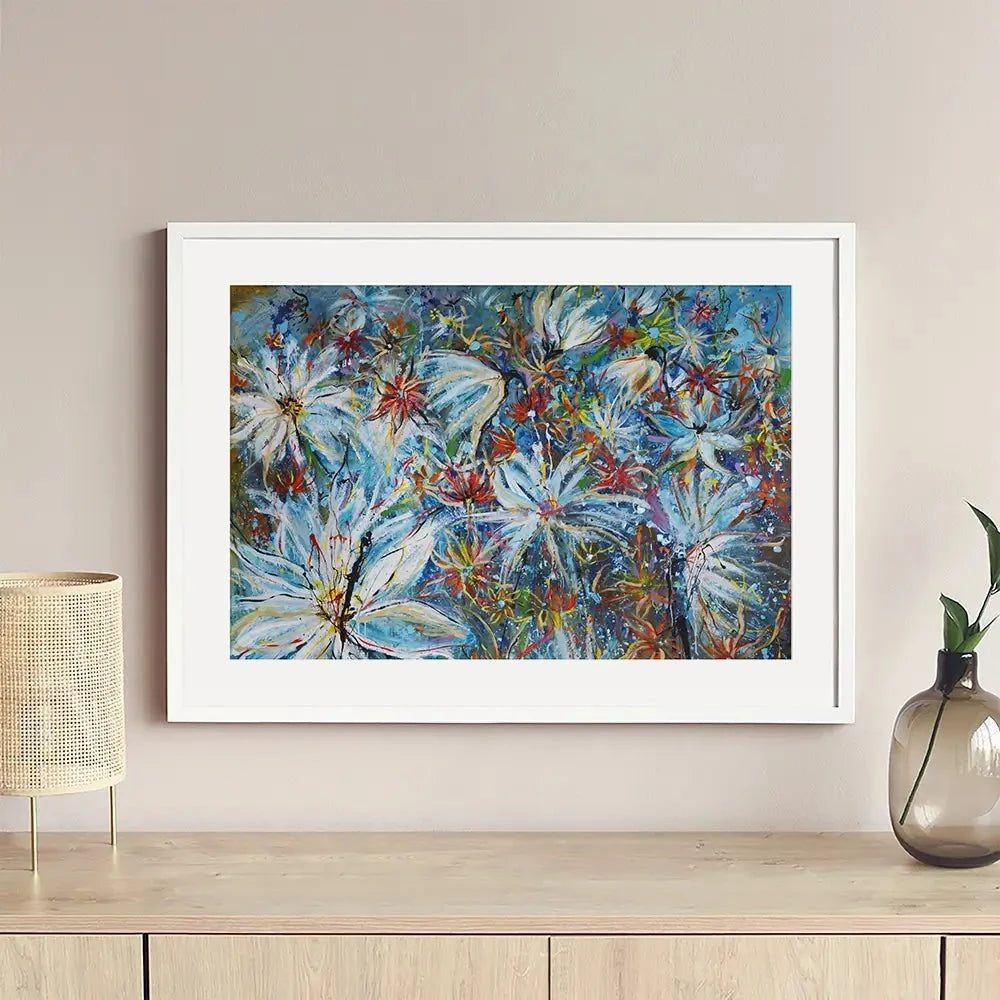 Azurro Framed Art Print Azurro Framed Art Print wall art product Maria Moretti