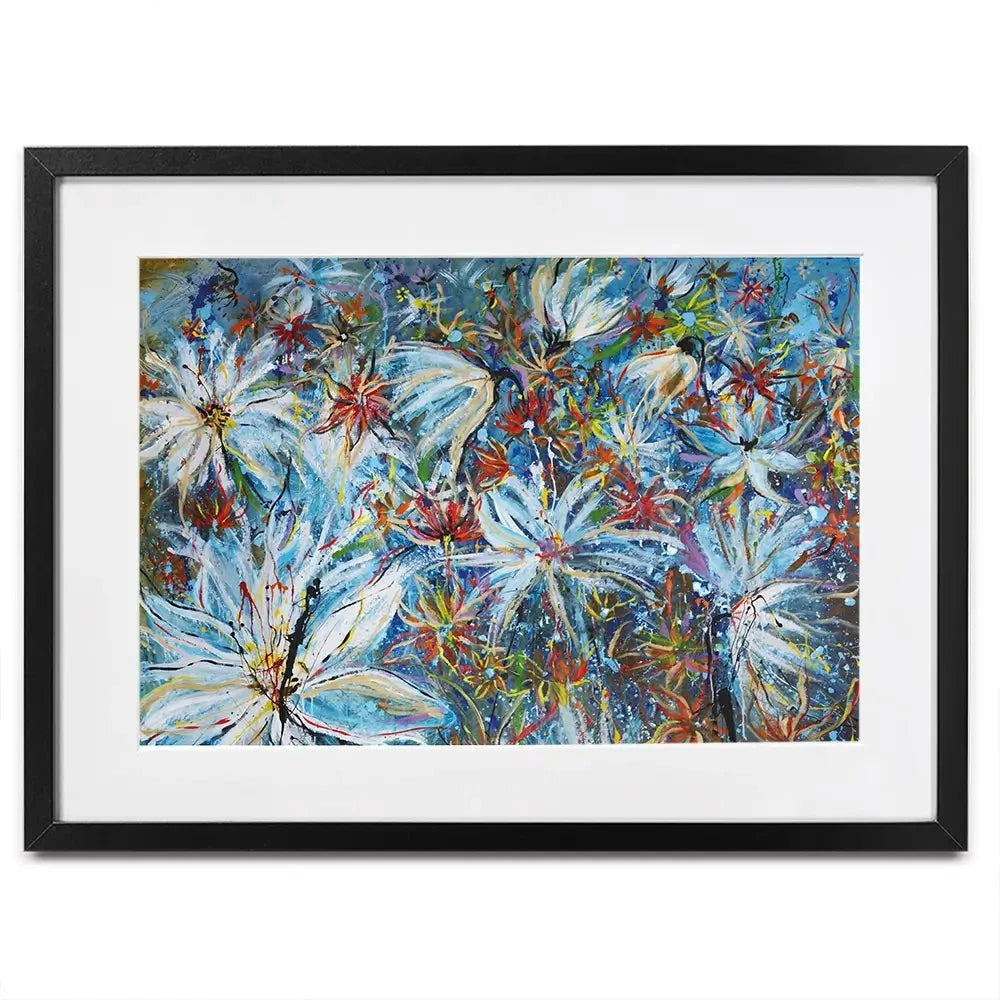 Azurro Framed Art Print Azurro Framed Art Print wall art product Maria Moretti