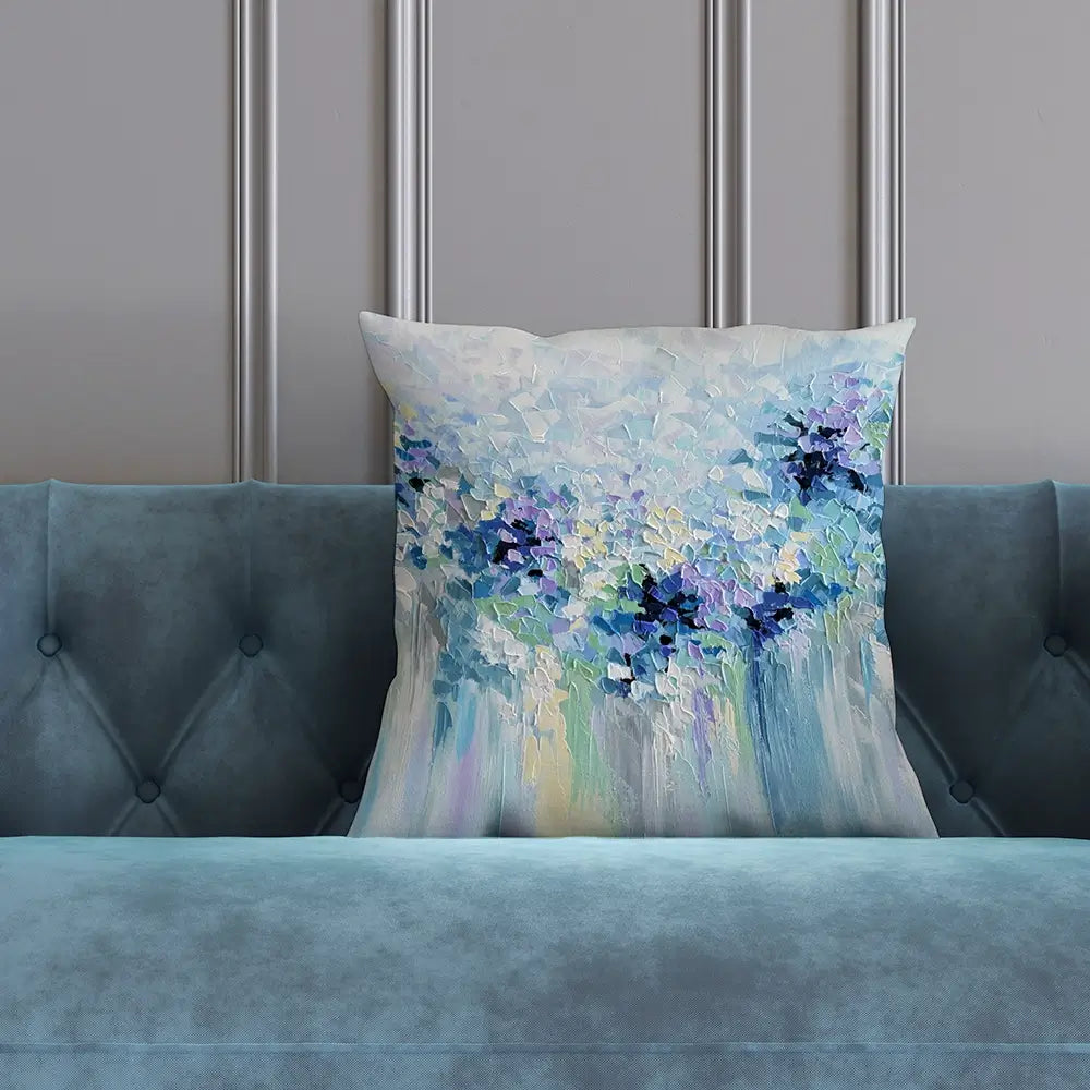 Baby Blue Cushion Baby Blue Cushion wall art product Olga Tkachyk