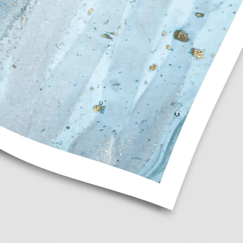 Baby Blue Marble Art Print Baby Blue Marble Art Print wall art product Art Print Shop