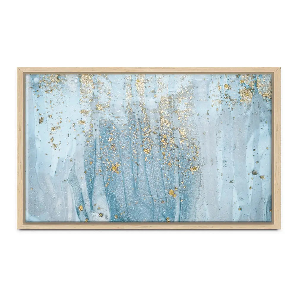 Baby Blue Marble Canvas Print Baby Blue Marble Canvas Print wall art product Art Print Shop