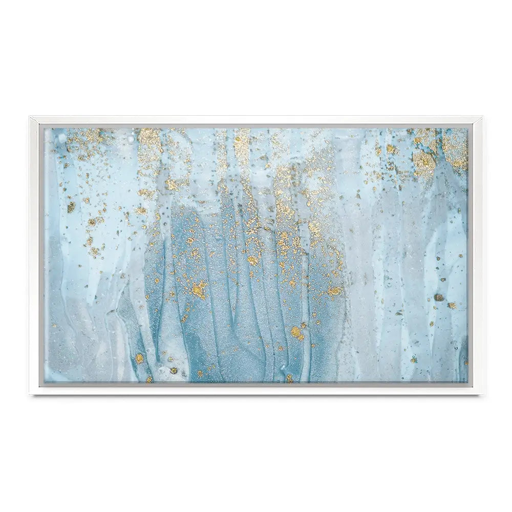 Baby Blue Marble Canvas Print Baby Blue Marble Canvas Print wall art product Art Print Shop