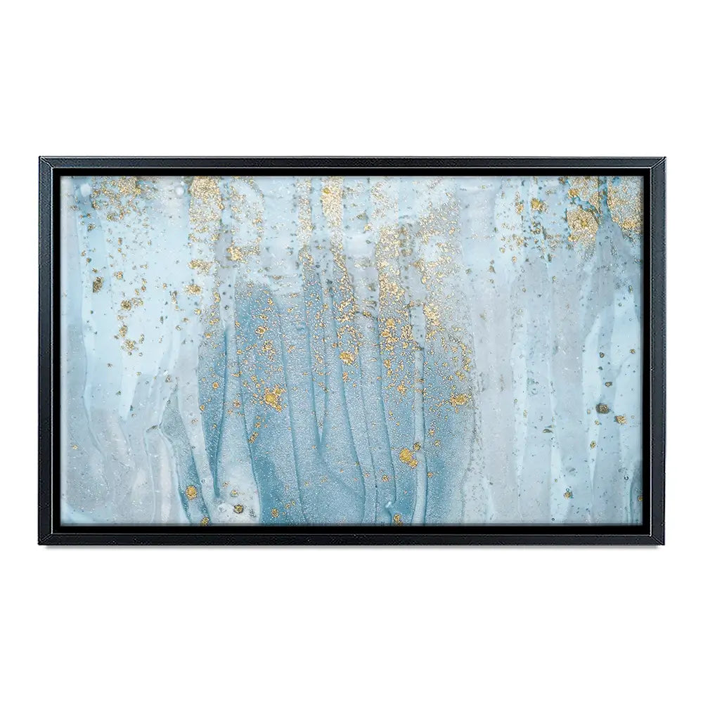 Baby Blue Marble Canvas Print Baby Blue Marble Canvas Print wall art product Art Print Shop