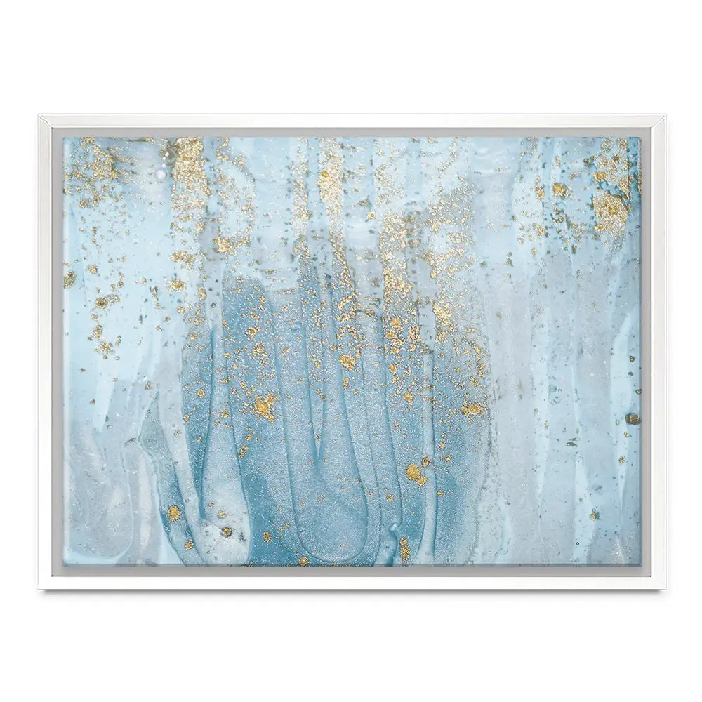 Baby Blue Marble Canvas Print Baby Blue Marble Canvas Print wall art product Art Print Shop