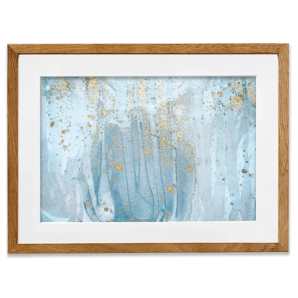 Baby Blue Marble Framed Art Print Baby Blue Marble Framed Art Print wall art product Art Print Shop