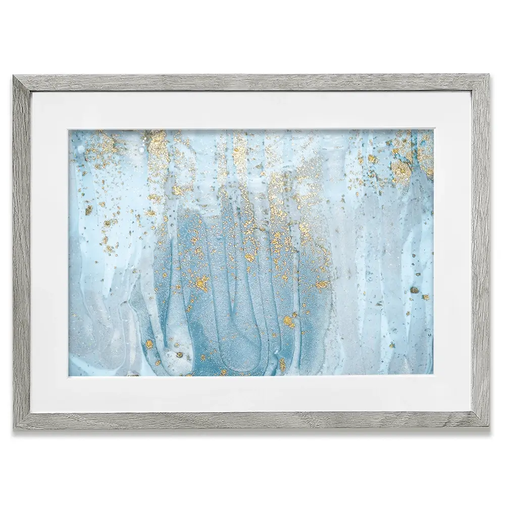 Baby Blue Marble Framed Art Print Baby Blue Marble Framed Art Print wall art product Art Print Shop