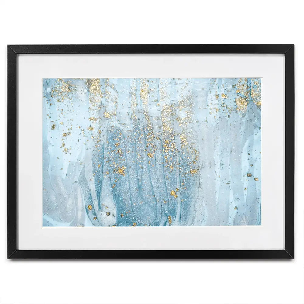 Baby Blue Marble Framed Art Print Baby Blue Marble Framed Art Print wall art product Art Print Shop